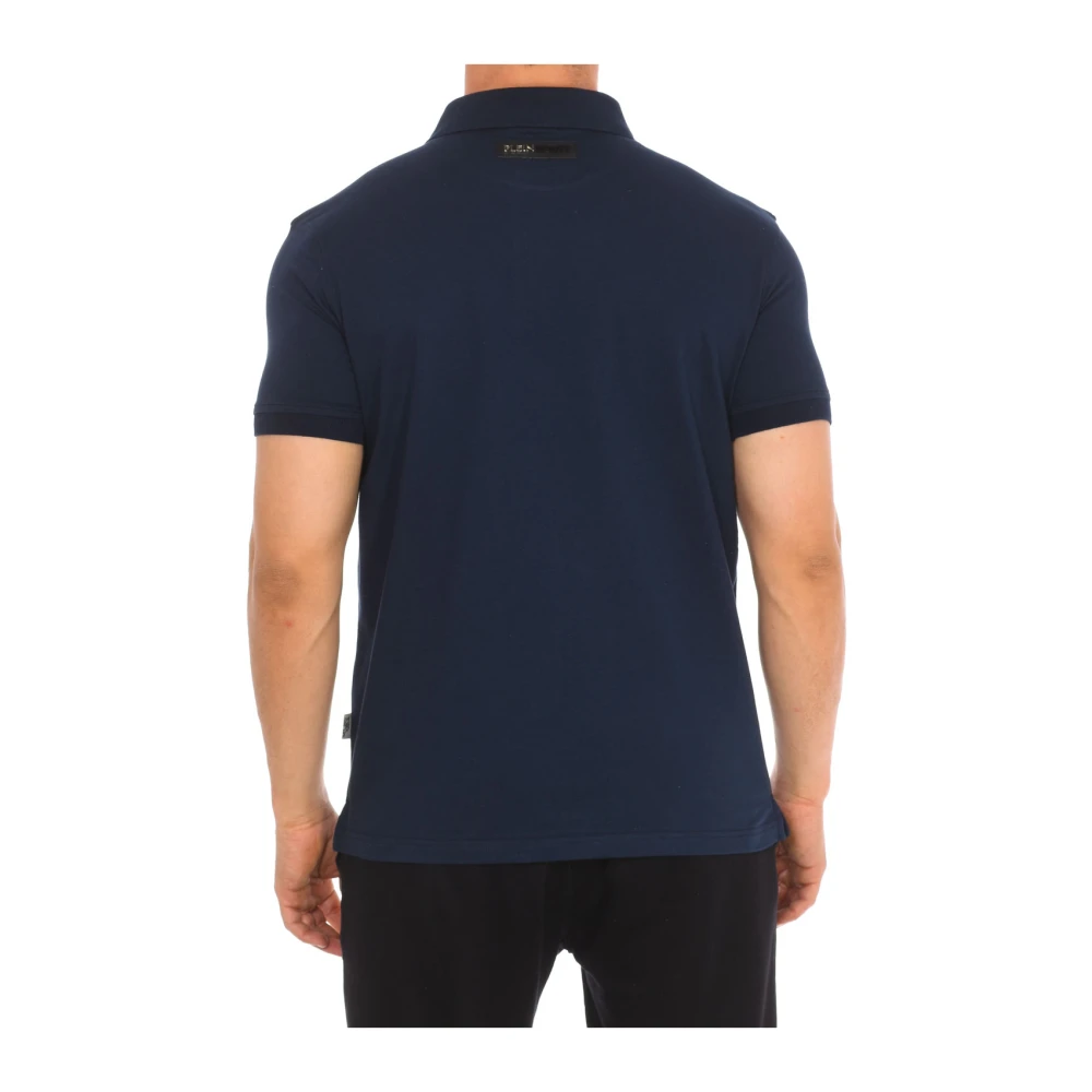 Plein Sport Polo met Korte Mouwen Blue Heren