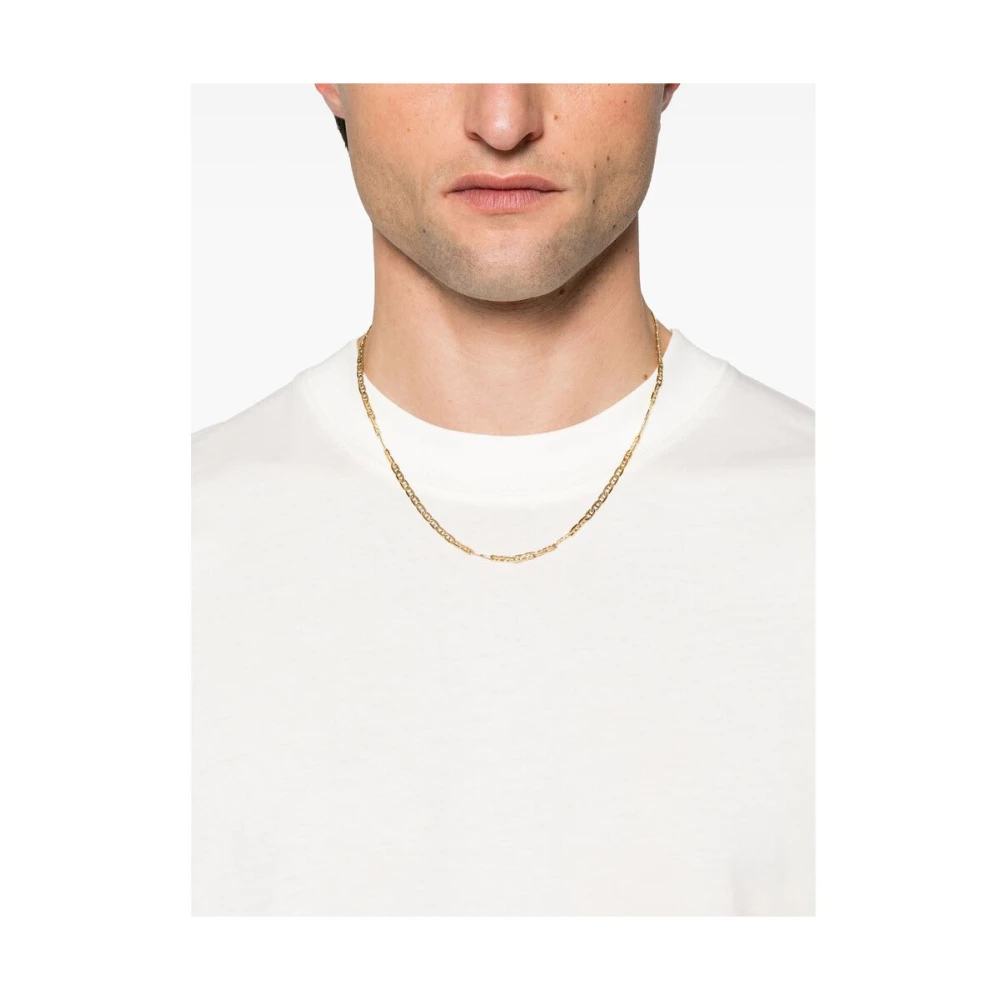 Represent Logo Plaque T-shirt met Ronde Hals White Heren