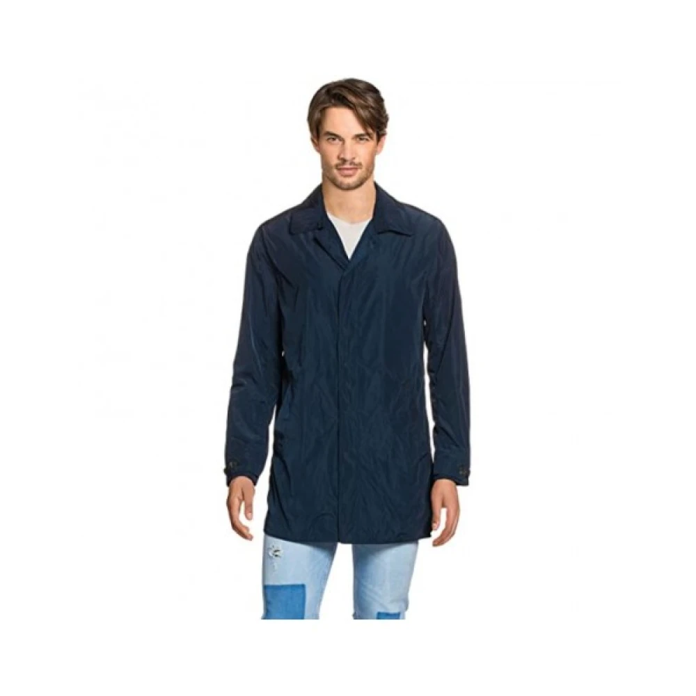 Pepe Jeans Polyester Jas Blue Heren