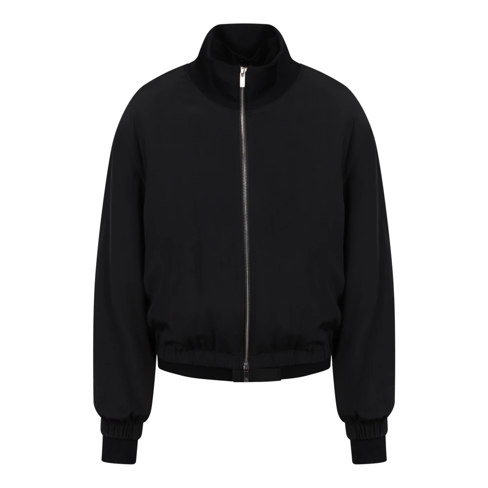 Helmut Lang Lager bomberjacka med dragkedja Black, Dam