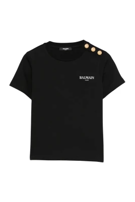 T-shirt med knappar