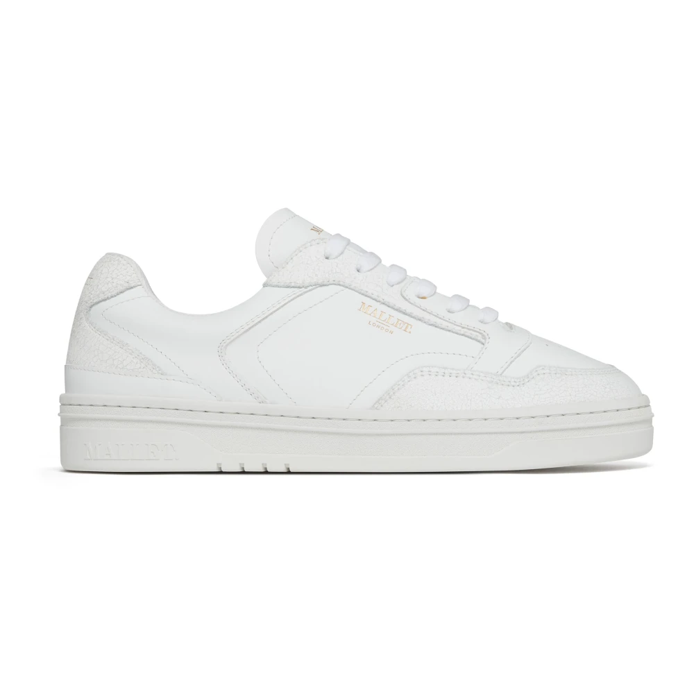 Mallet London Bethany Triple Cracked Trainer Dames Schoenen Wit