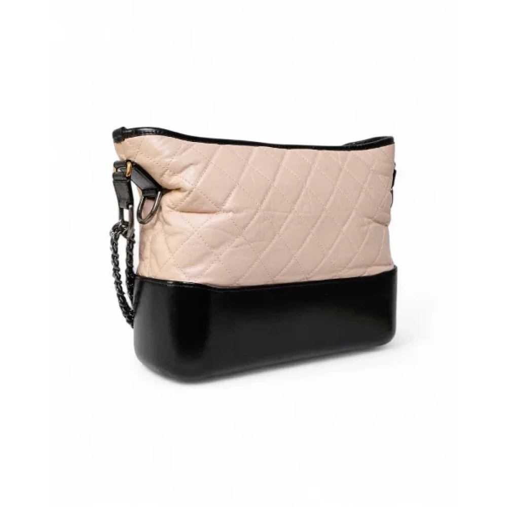 Chanel Vintage Pre-owned Fabric chanel-bags Beige Dames
