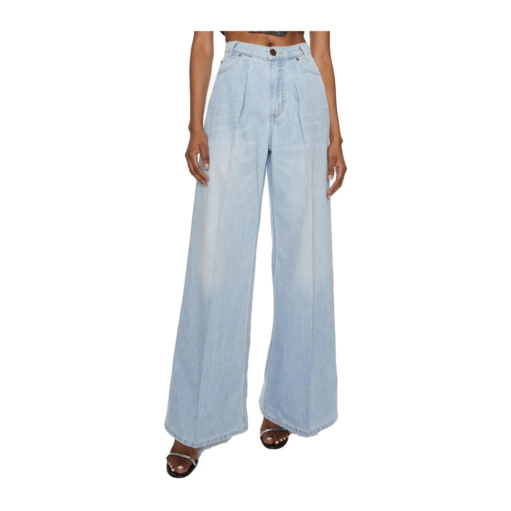 pinko Denim Jeans voor Vrouwen Ss24 Blue Dames