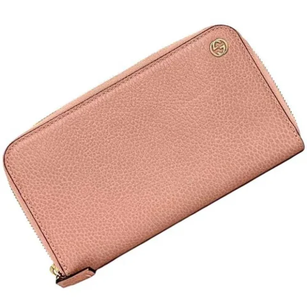 Gucci Vintage Pre-owned Leather wallets Pink Dames