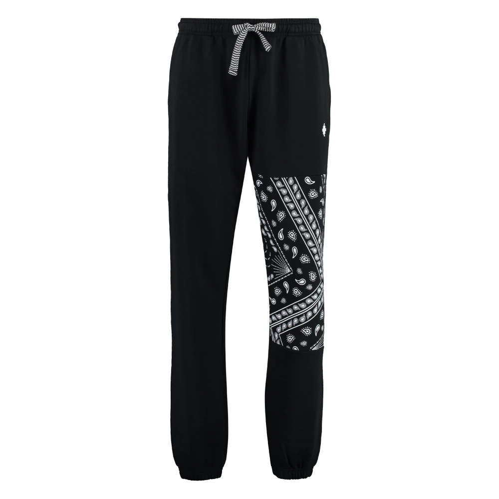 Marcelo Burlon Sweatpants met contrasterende print Black Heren
