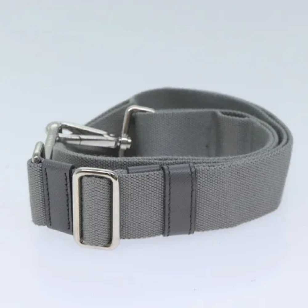 Prada Vintage Pre-owned Canvas home-office Gray Dames