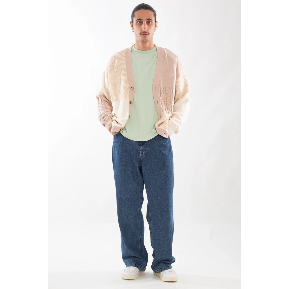 Garment Workshop Baggy Stonewash Jeans Blue Heren