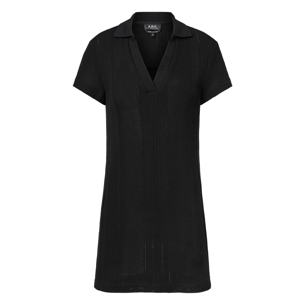 A.p.c. Aliénor Jurk Black Dames