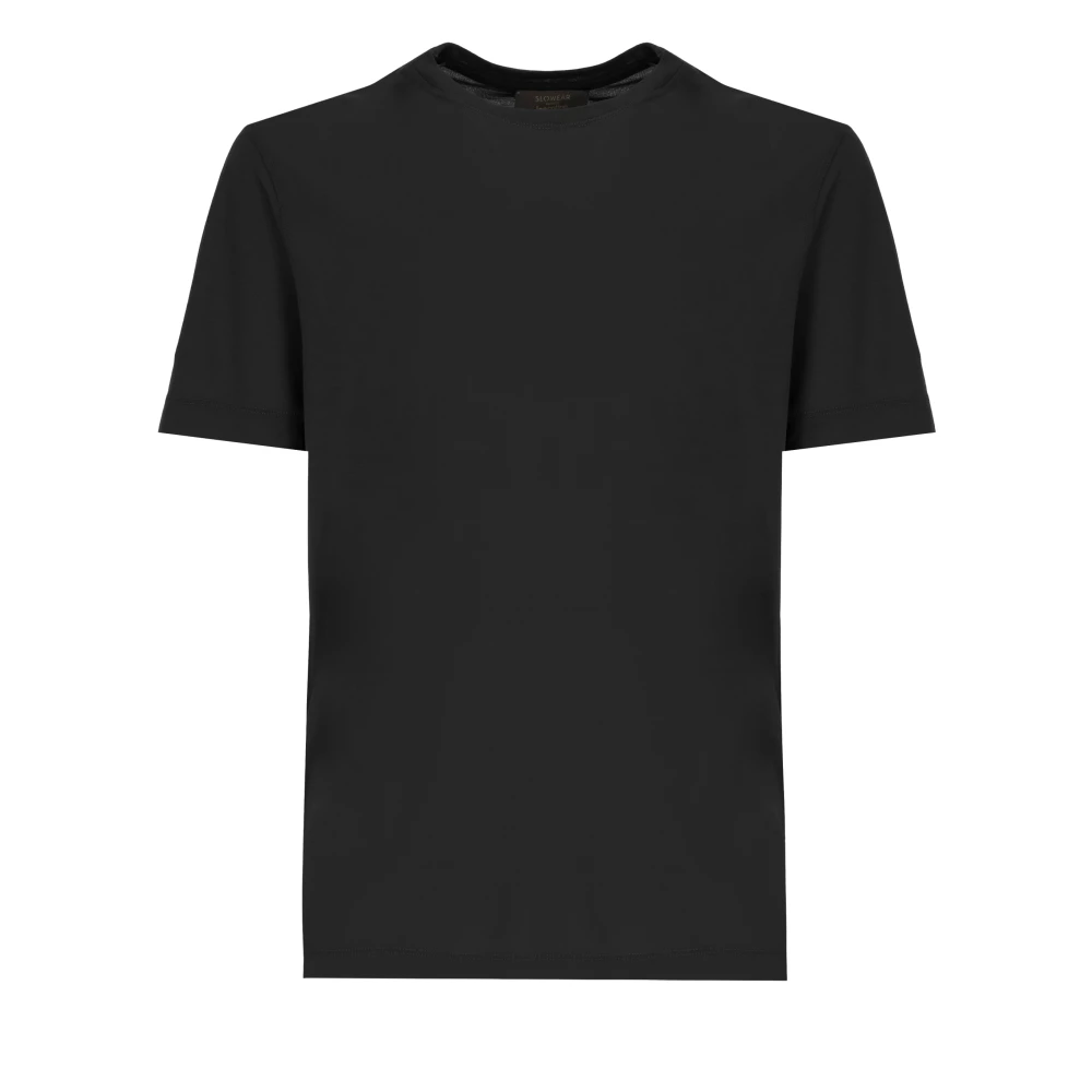 Zanone Men's Black T-Shirts, 4XL, T-Shirts And Polos