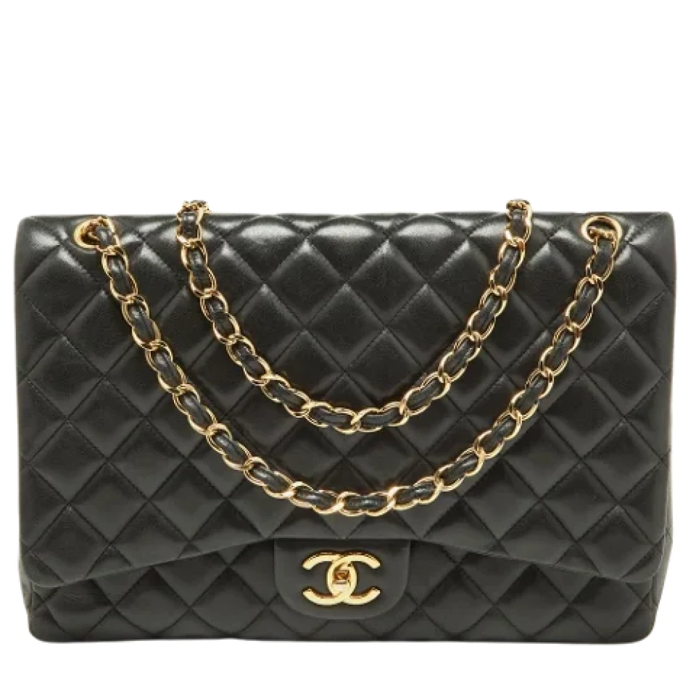 Chanel Vintage Pre-owned Leather chanel-bags Black Dames