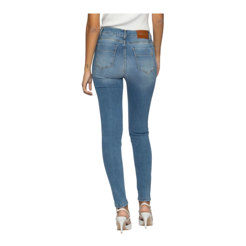 Kocca Slim Fit Denim Jeans Blue Dames