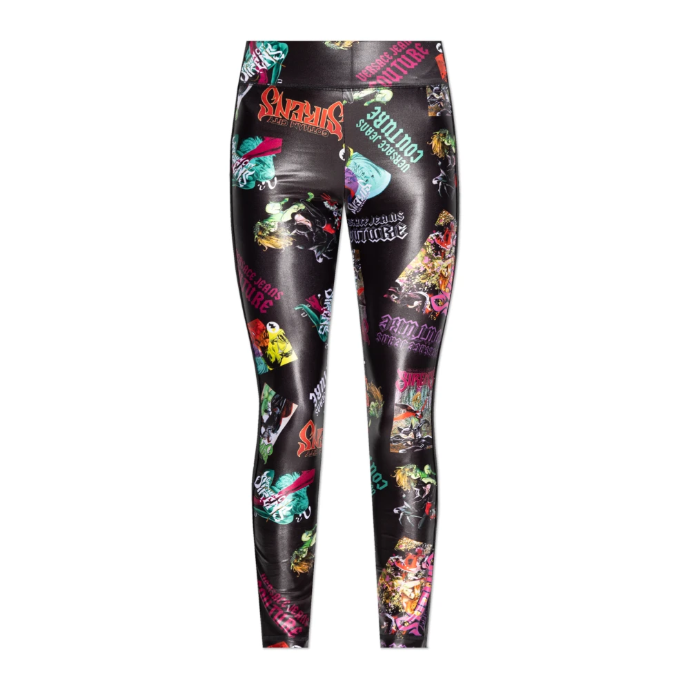Versace Jeans Couture Gestreepte leggings Multicolor Dames