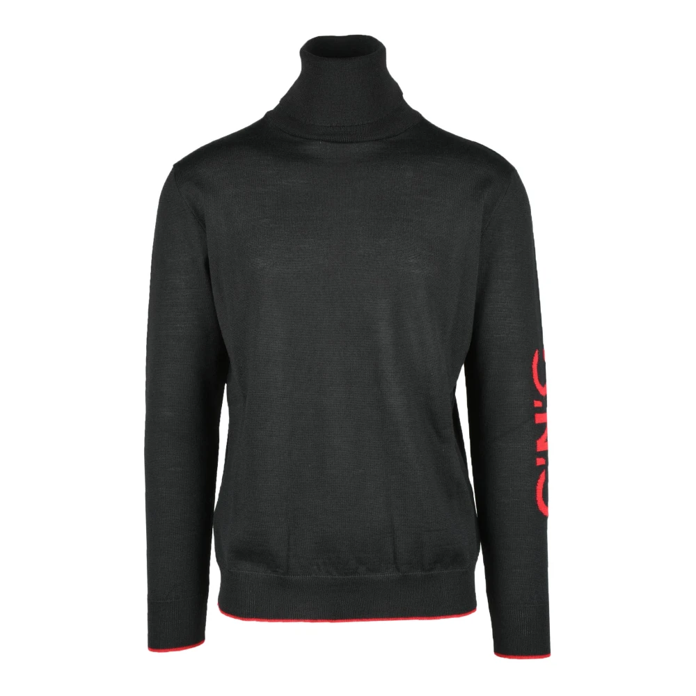 Costume National Stijlvolle Gebreide Trui Mix Cashmere Black Heren