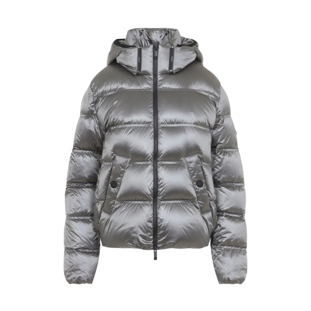 Moncler , Winter Jackets, Unisex, Gray, 3 Y, Sensation Short Down Jacket