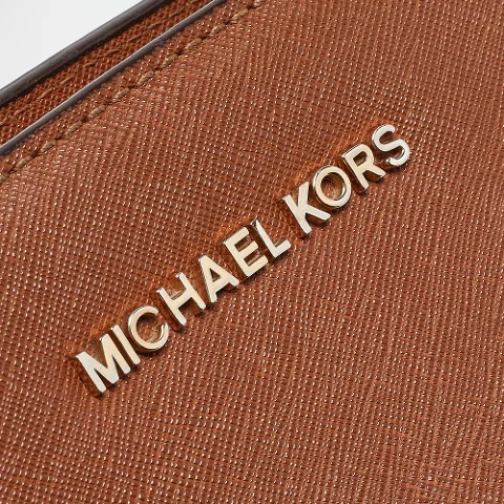 Michael Kors Pre-owned Leather crossbody-bags Brown Dames