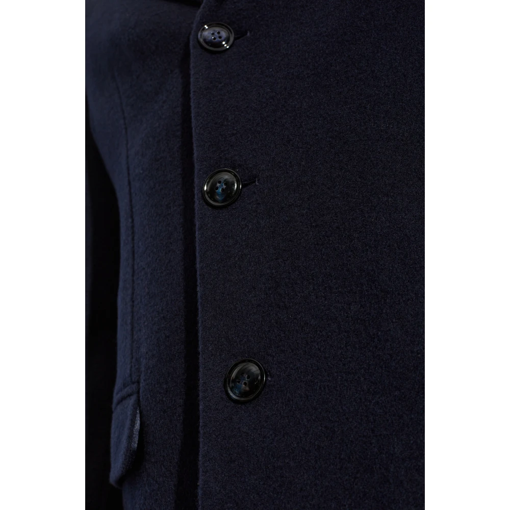 Giorgio Armani Wollen jas Blue Heren