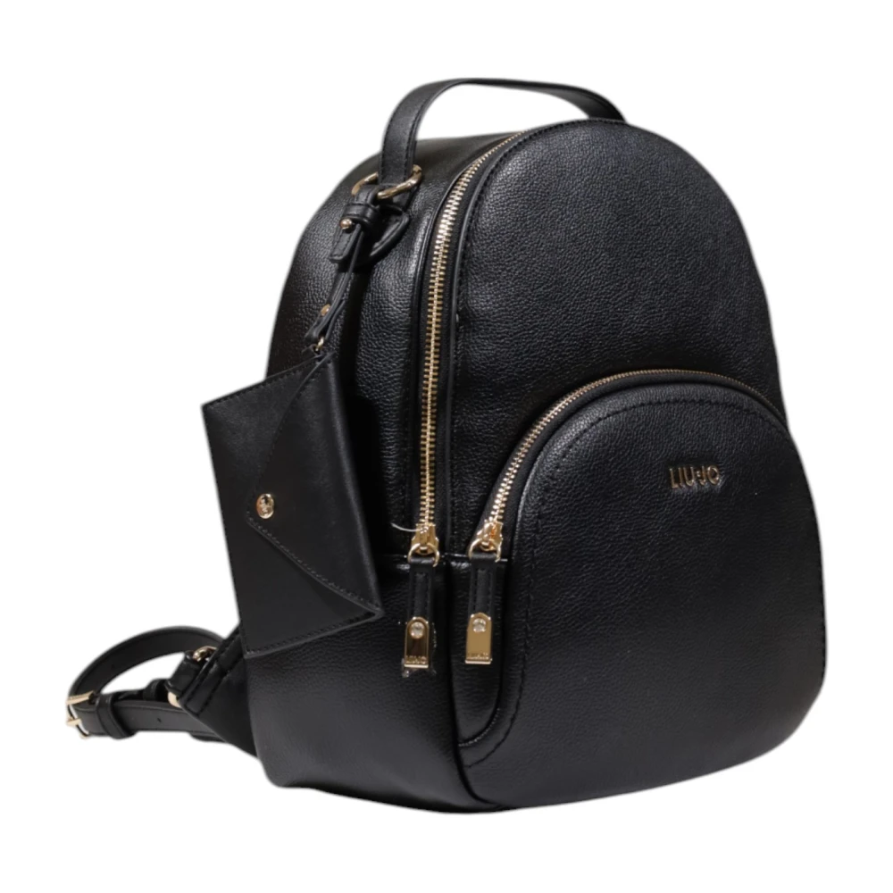 Liu Jo Gestructureerde Tote Tas Zwart Lente Zomer Black Dames