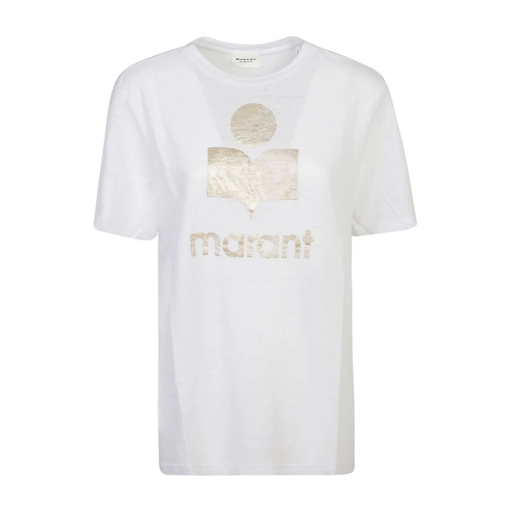 Marant Étoile Women's White Isabel Marant Etoile T-Shirts And Polos