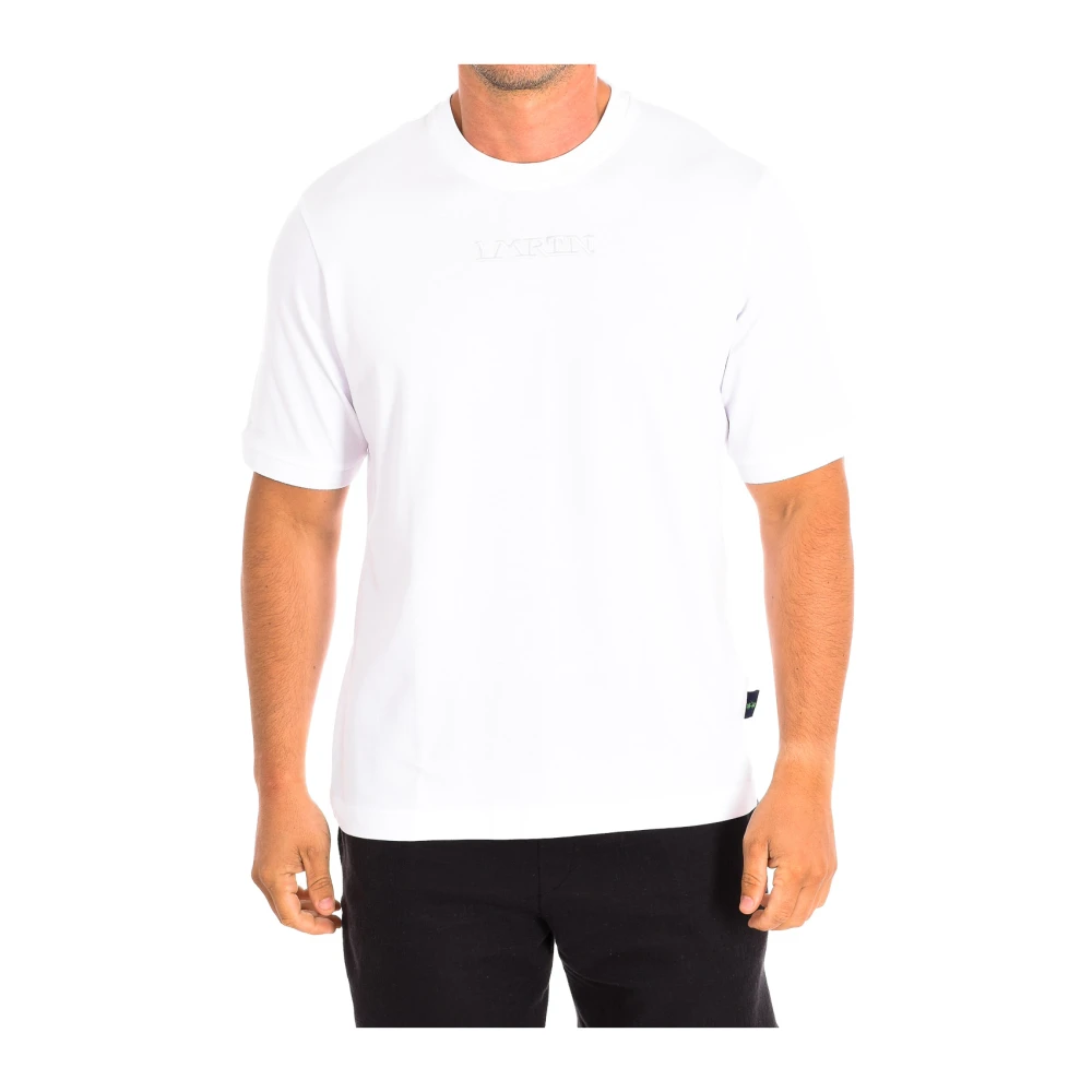 LA MARTINA Witte T-shirt met korte mouwen White Heren