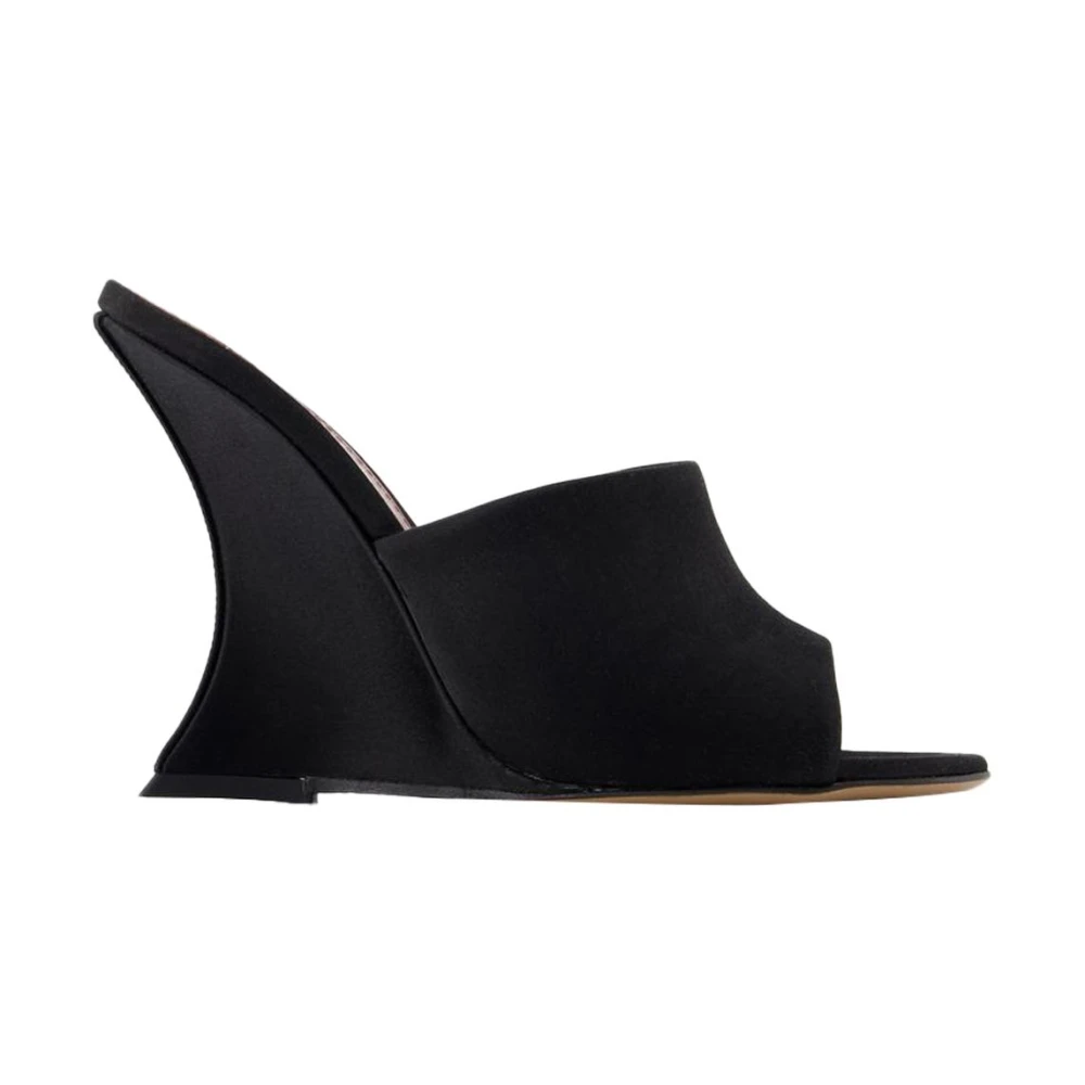Paris Texas Zwarte Satijnen Pumps