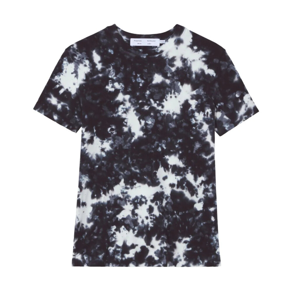 Tie dye shirt online zwart