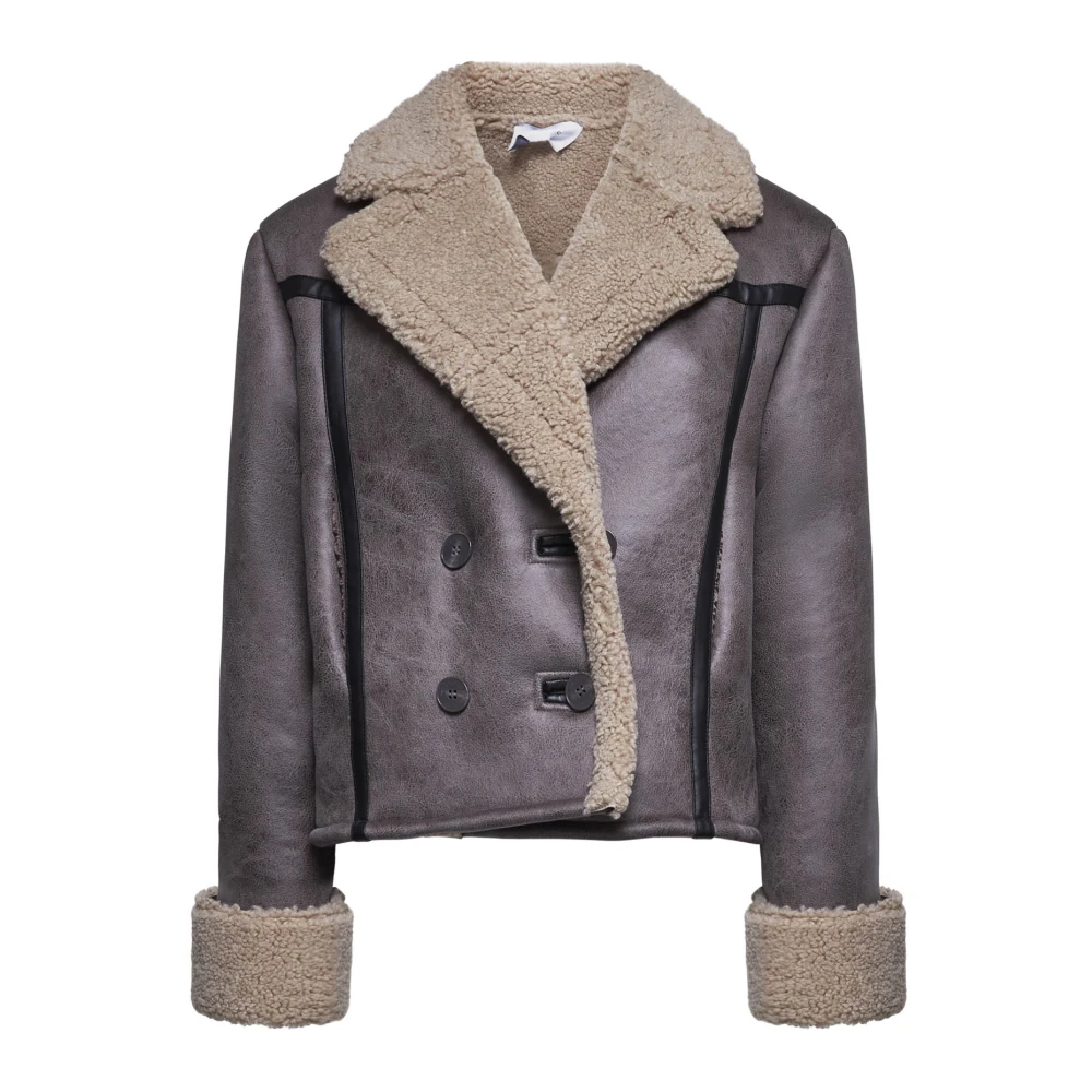 Kaos Stijlvolle Jassen Collectie Brown Dames