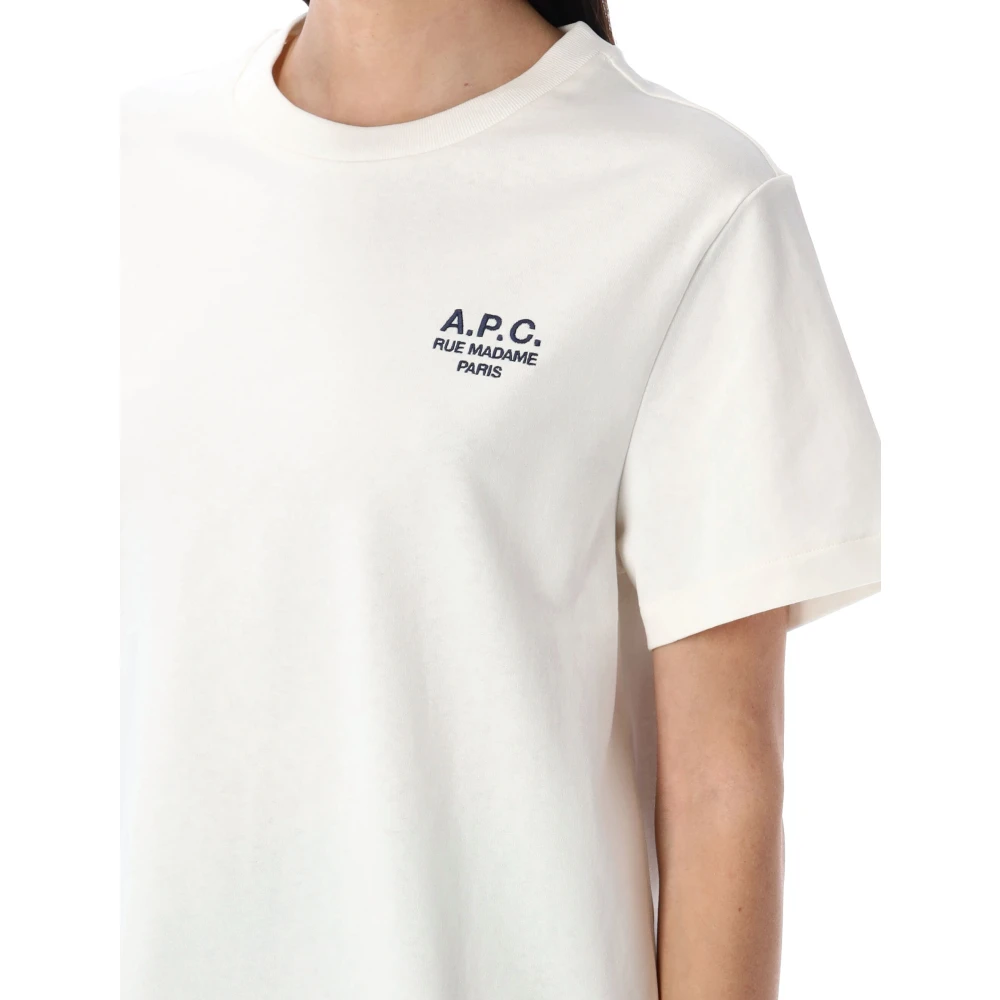 A.p.c. Standaard Rue Madame T-Shirt White Dames