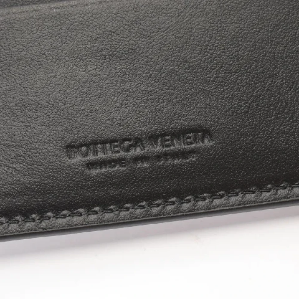 Bottega Veneta Vintage Pre-owned Leather wallets Black Dames