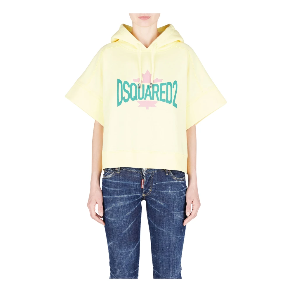 Dsquared2 Stijlvolle Sweaters Yellow Dames