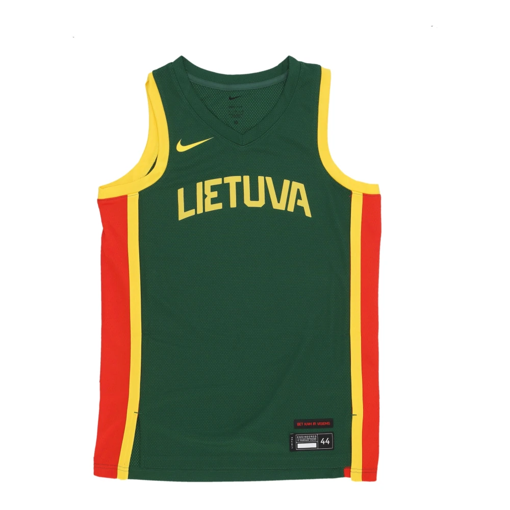 Nike Men's Green Lithuania Basketball Tank Top - Training - M - Sport