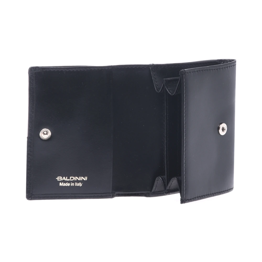 Baldinini Wallet in black eco-leather Black Dames