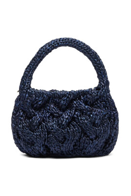 sac-bleu-tresse-avec-poignee