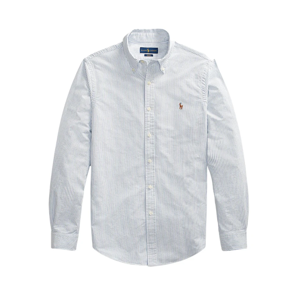 Polo Ralph Lauren Blue Casual Shirt - Male - Casual Shirts - M - Shirts