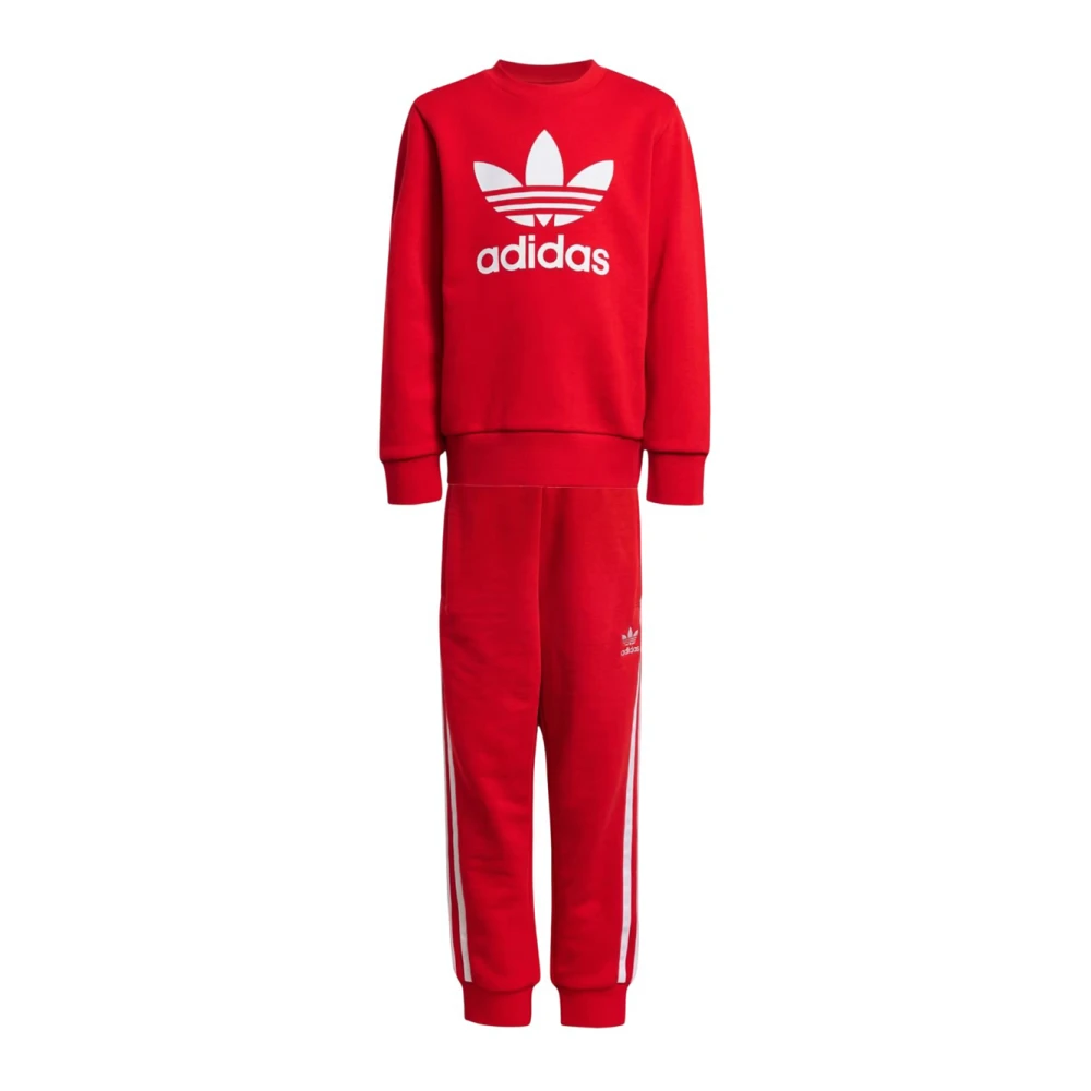 Adidas Casual French Terry Jumpsuit Red, Pojke