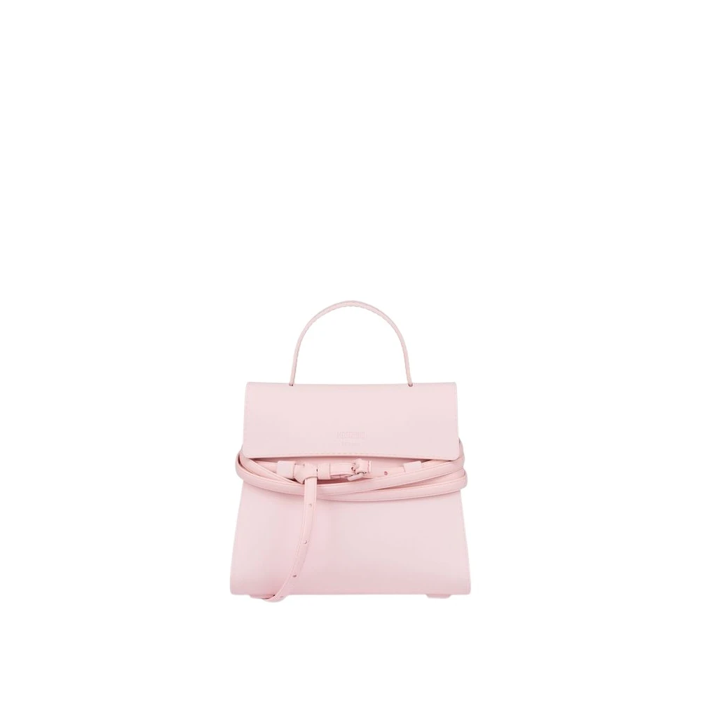 Moschino Women's Pink Tie Me Small Handbag - Handbags - One Size - Bags