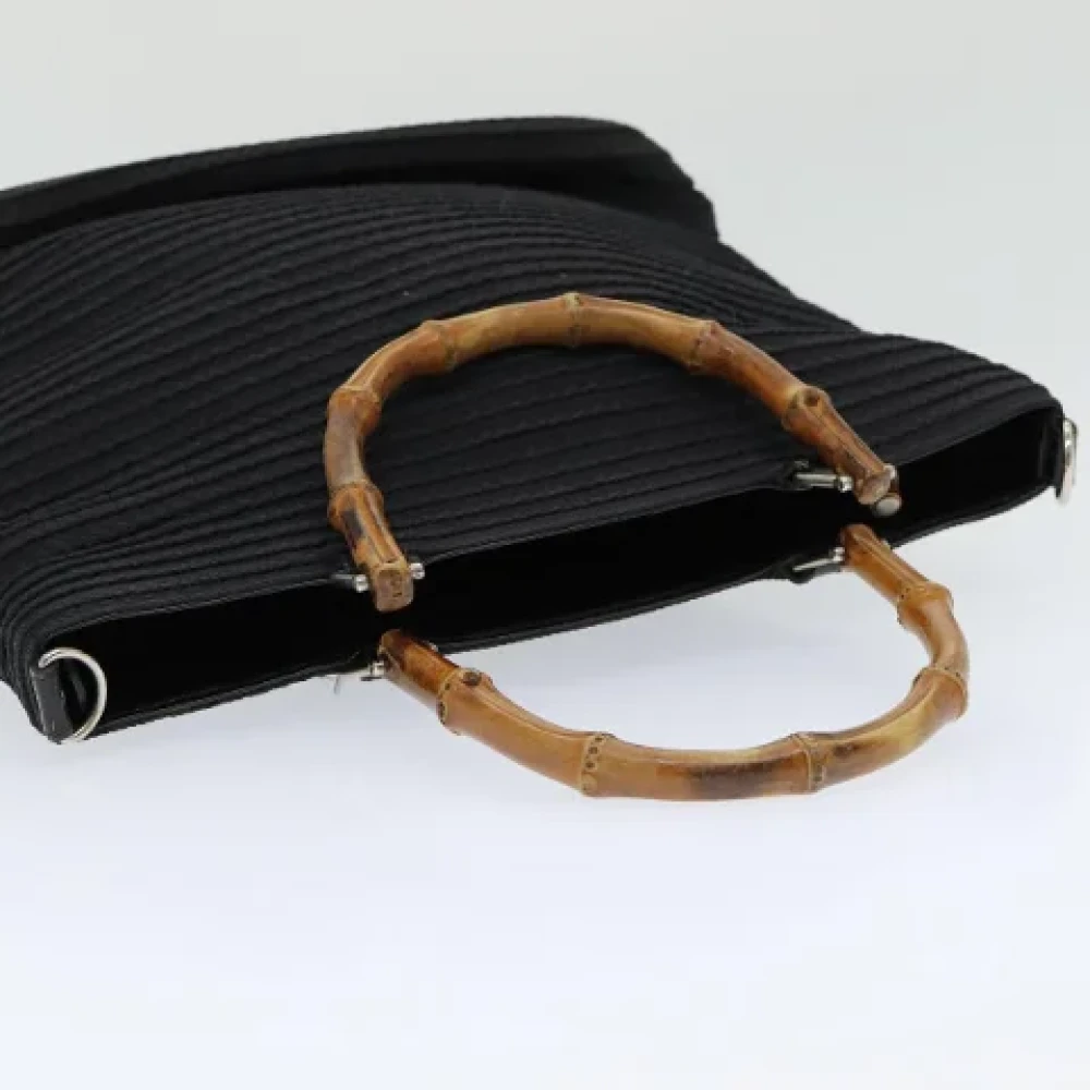 Gucci Vintage Pre-owned Fabric gucci-bags Black Dames