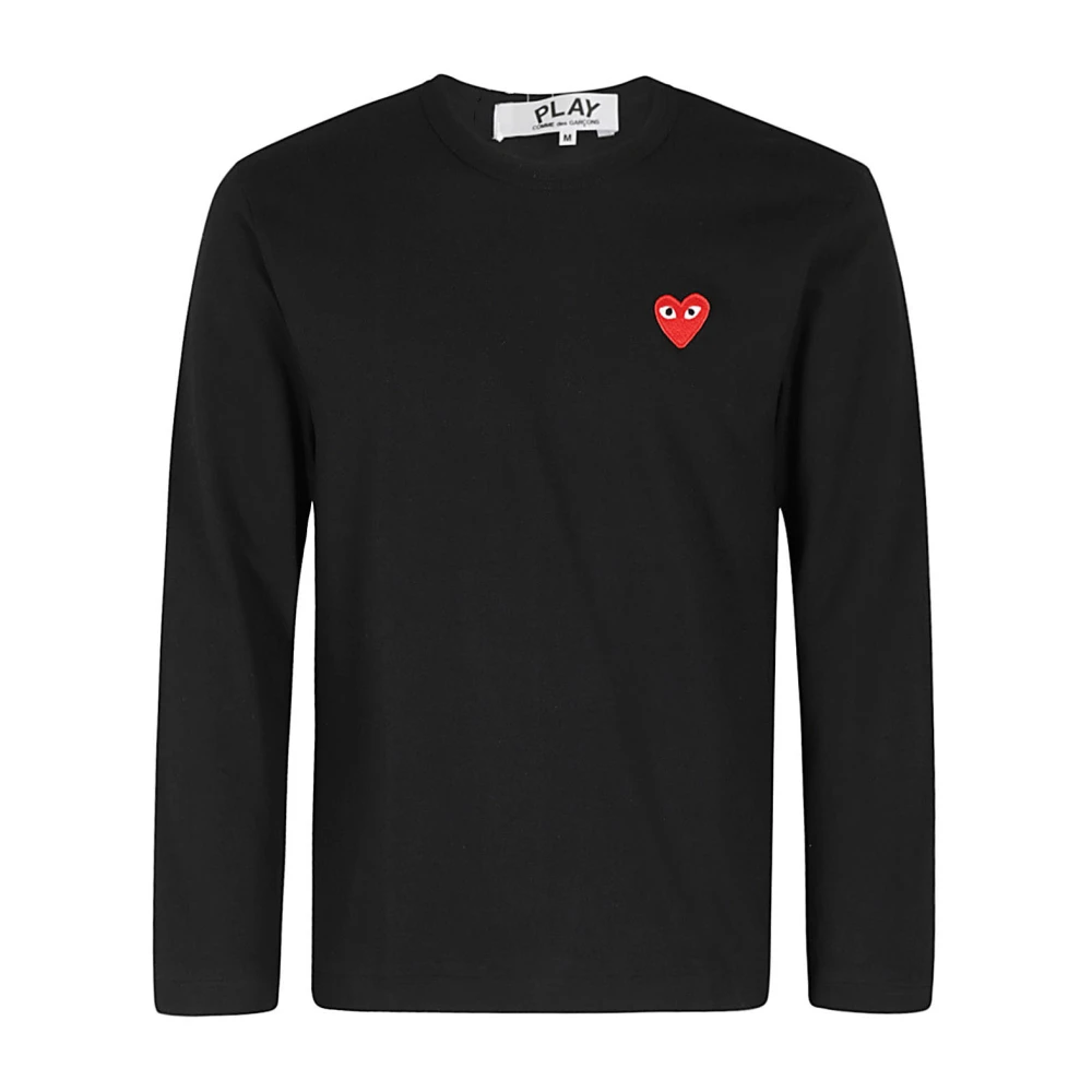 Comme des Garçons Play Casual Logo T-shirt Black Heren