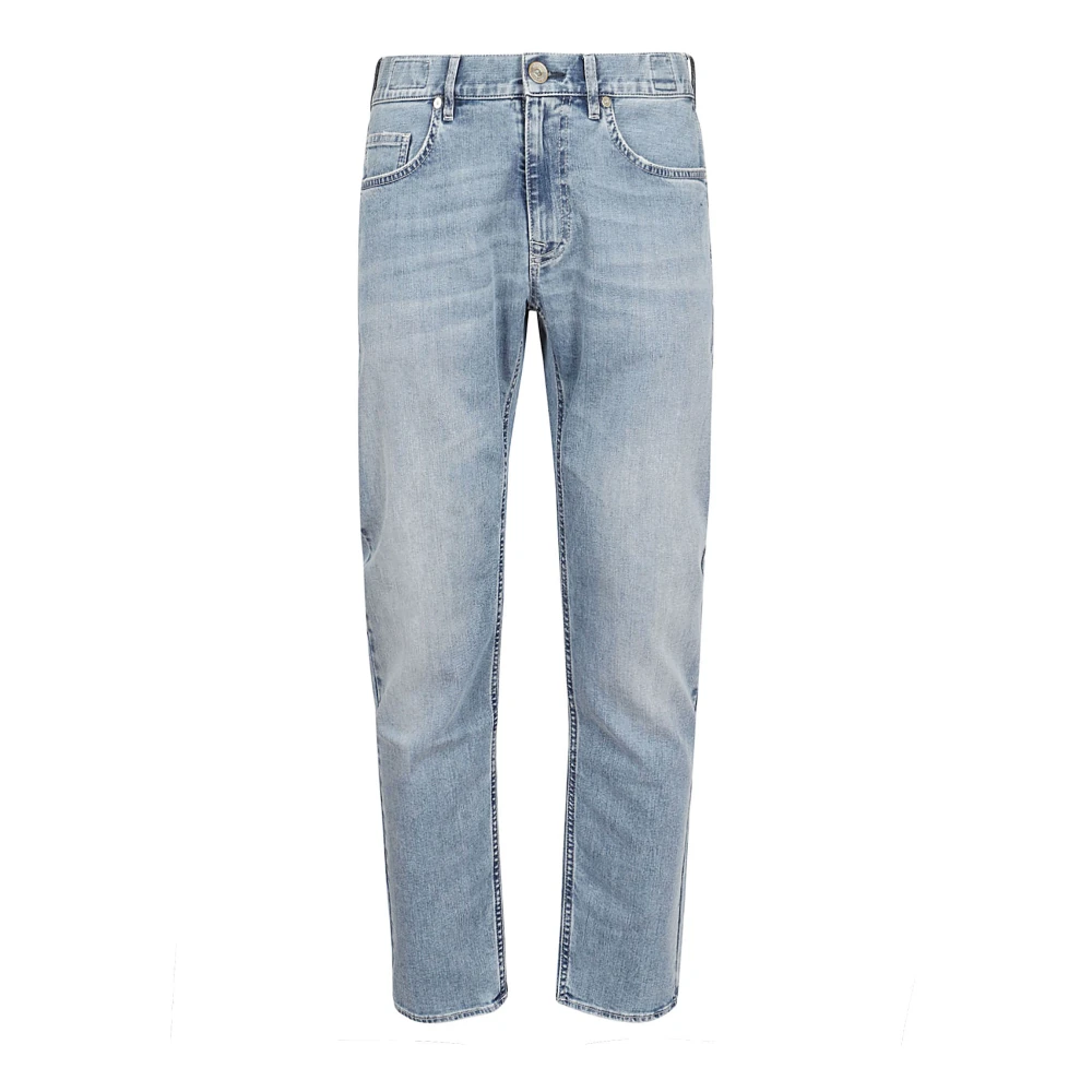 Eleventy Slim-fit Denim Jeans Upgrade Blue Heren