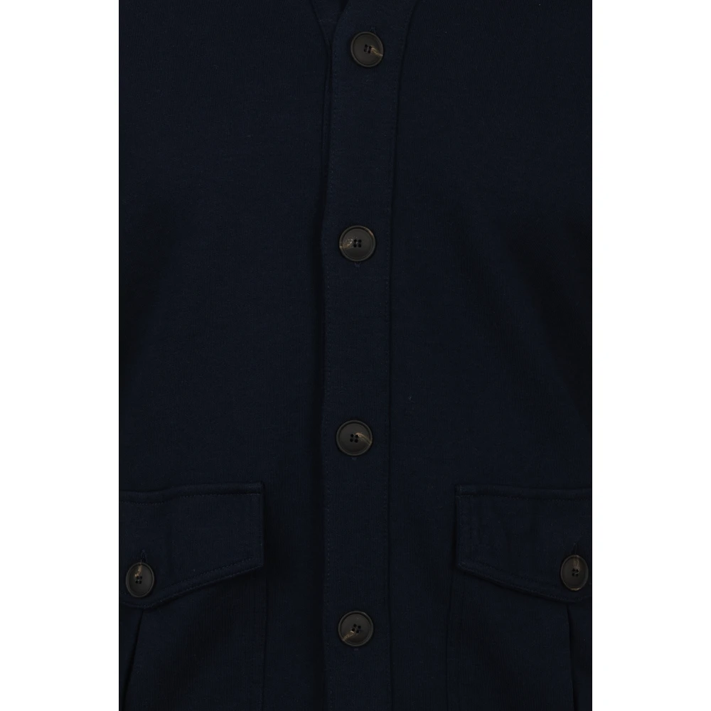 Gran Sasso Blauwe Wollen Jassen Blue Heren