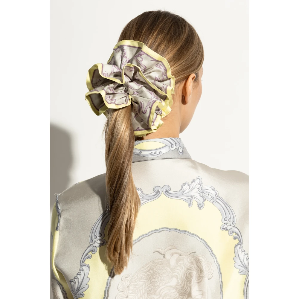 Versace Zijden Haar Scrunchie Multicolor Dames
