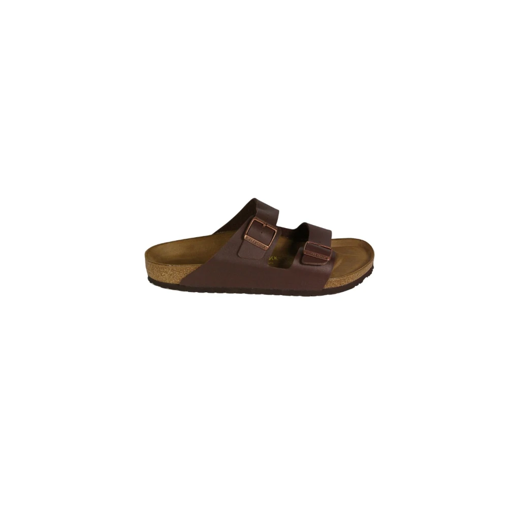 Birkenstock Brown Sliders, Female, 4 Uk, Arizona Sandals