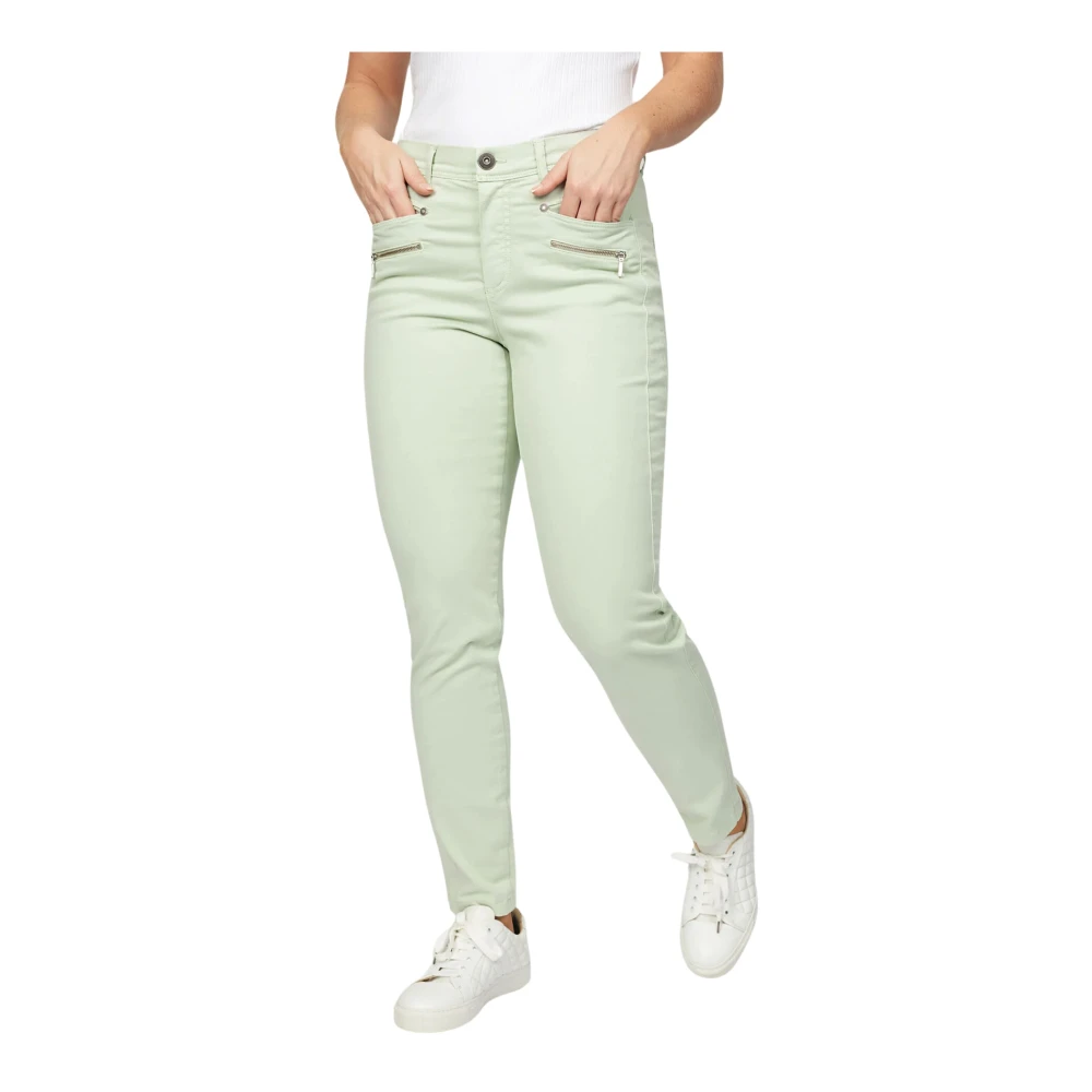 2-Biz Pastelgroene Rany Broek Green Dames