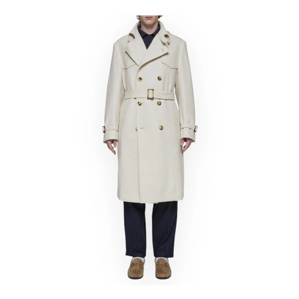 BRUNELLO CUCINELLI Stijlvolle Jas voor Mannen en Vrouwen White Heren