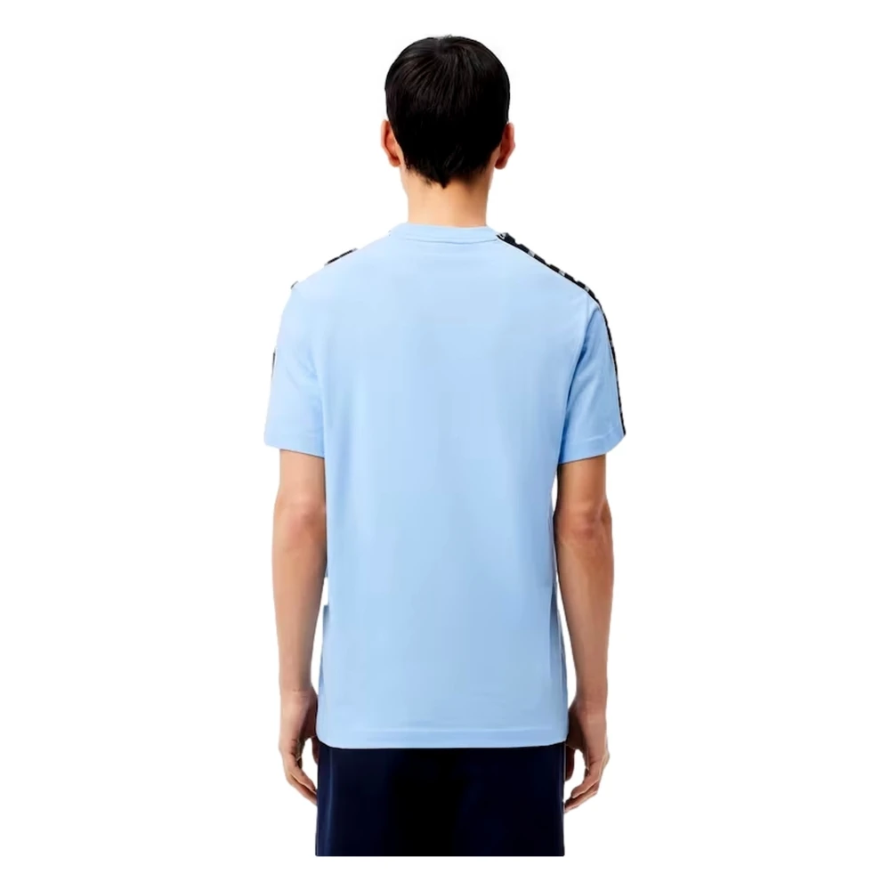 Lacoste Celeste Tappered Tee Shirt Blue Heren