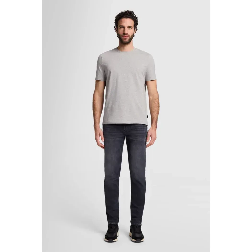 7 For All Mankind Slim Fit Jeans Donkerblauw Gray Heren