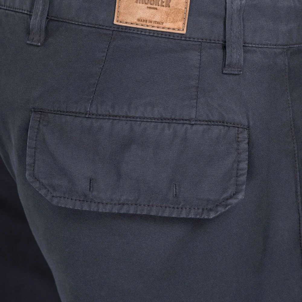 Moorer Luxe Cargo Bermuda Shorts Aron-Si2 Blue Heren