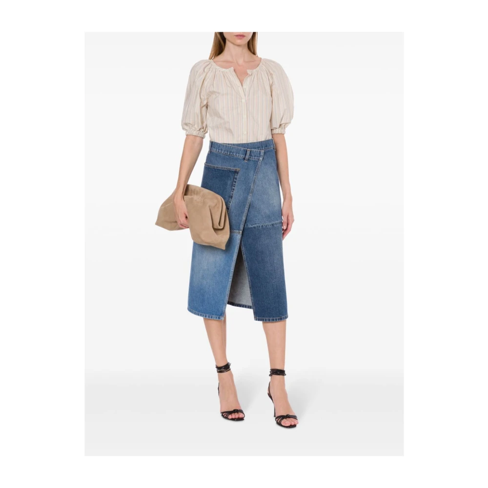Philosophy di Lorenzo Serafini Ivoor Jurk voor Vrouwen Beige Dames