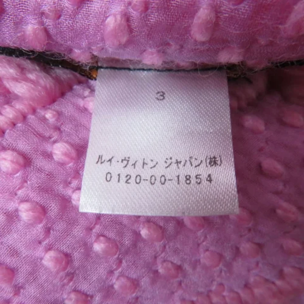 Louis Vuitton Vintage Pre-owned Wool scarves Pink Dames