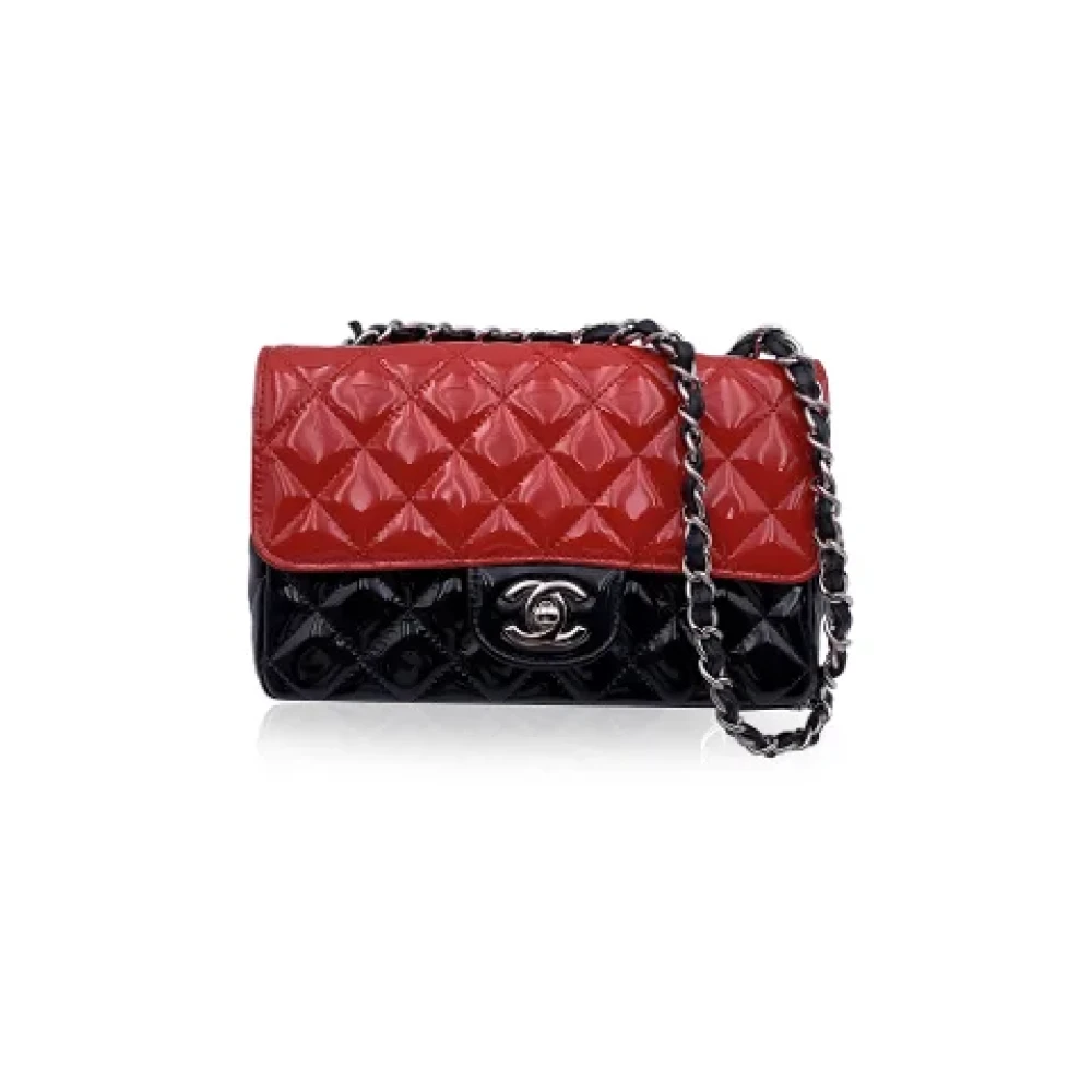 Chanel Vintage Pre-owned Leather chanel-bags Red Dames